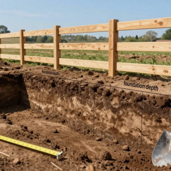 Jak głęboki fundament pod ogrodzenie? Jak dobrać głębokość do gruntu i konstrukcji